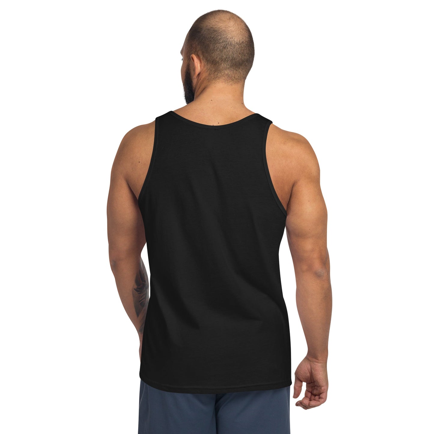 Design of Vancouver Island Wave Design - Men's Tank Top , the colour is