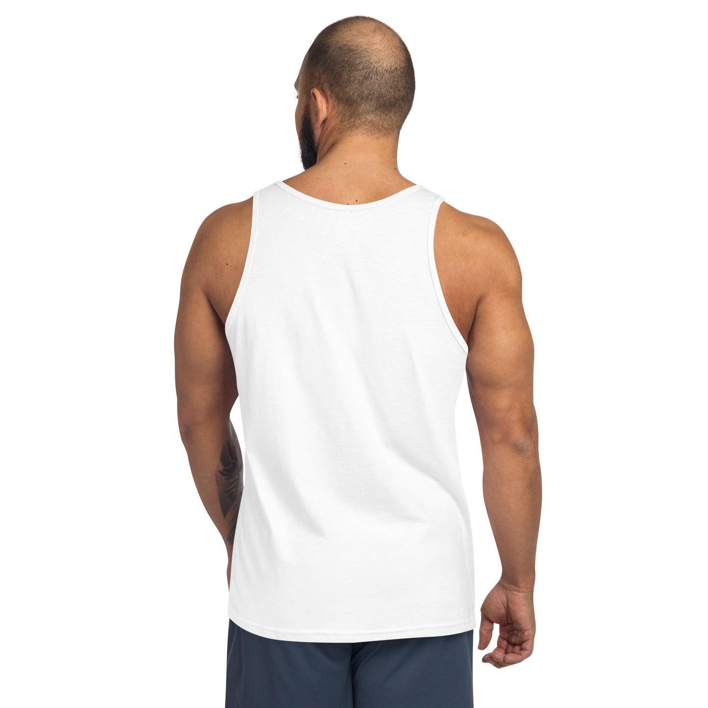 Design of Vancouver Island Wave Design - Men's Tank Top , the colour is