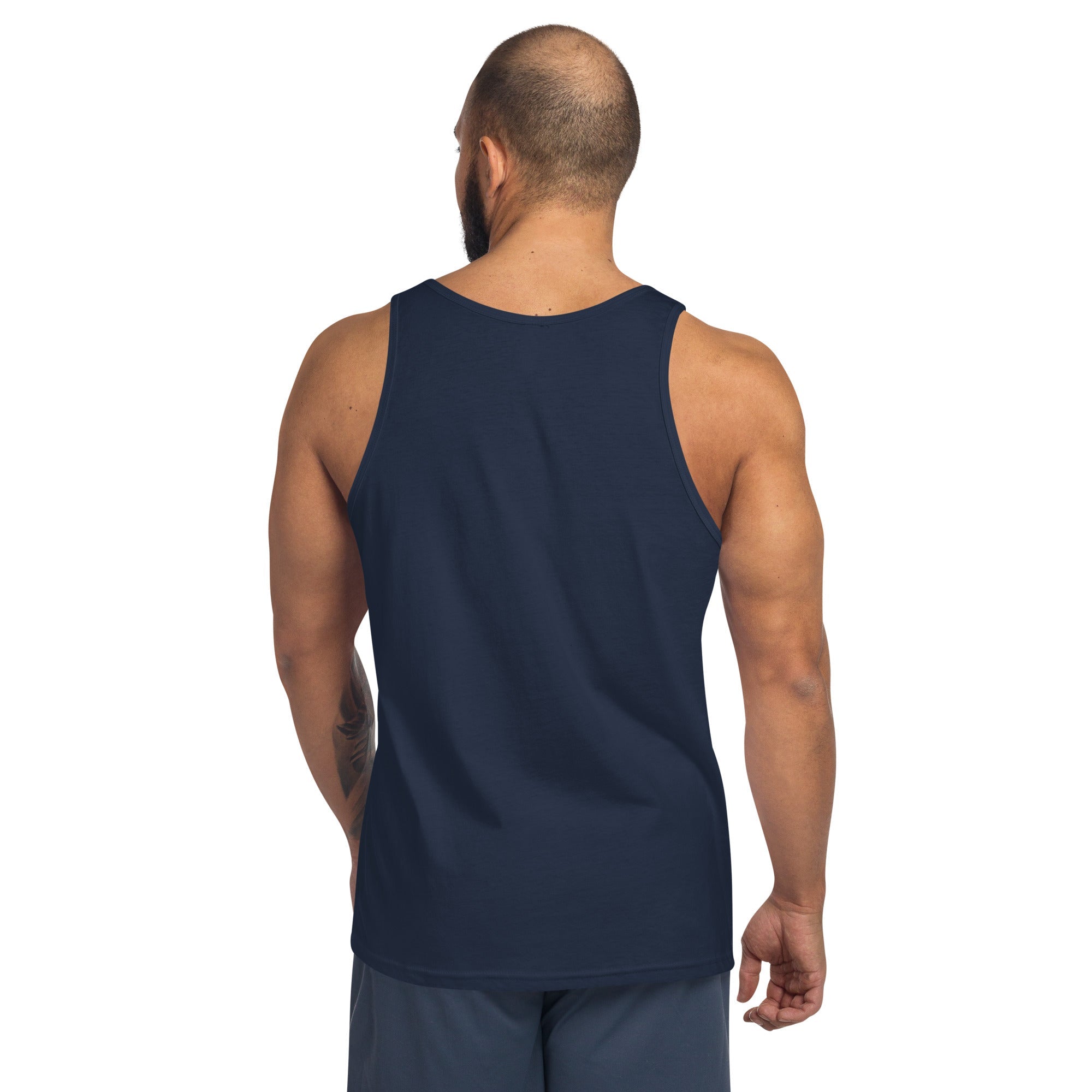 Design of Vancouver Island Wave Design - Men's Tank Top , the colour is