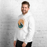 Design of Vancouver Island Wave Design - Unisex Hoodie , the colour is
