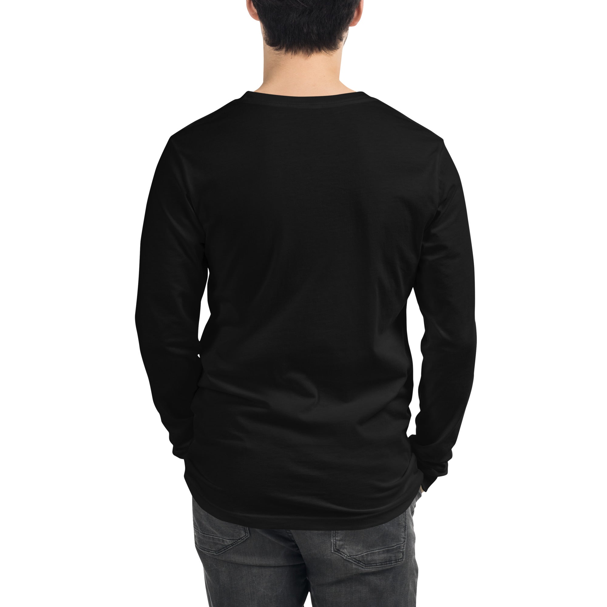 Design of Vancouver Island Wave Design - Unisex Long Sleeve Tee , the colour is