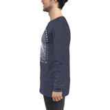 Design of Vancouver Island Wave Design - Unisex Long Sleeve Tee , the colour is