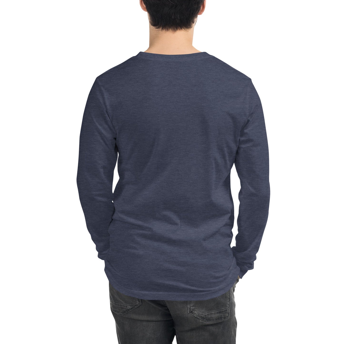Design of Vancouver Island Wave Design - Unisex Long Sleeve Tee , the colour is