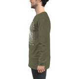 Design of Vancouver Island Wave Design - Unisex Long Sleeve Tee , the colour is