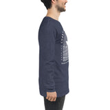 Design of Vancouver Island Wave Design - Unisex Long Sleeve Tee , the colour is