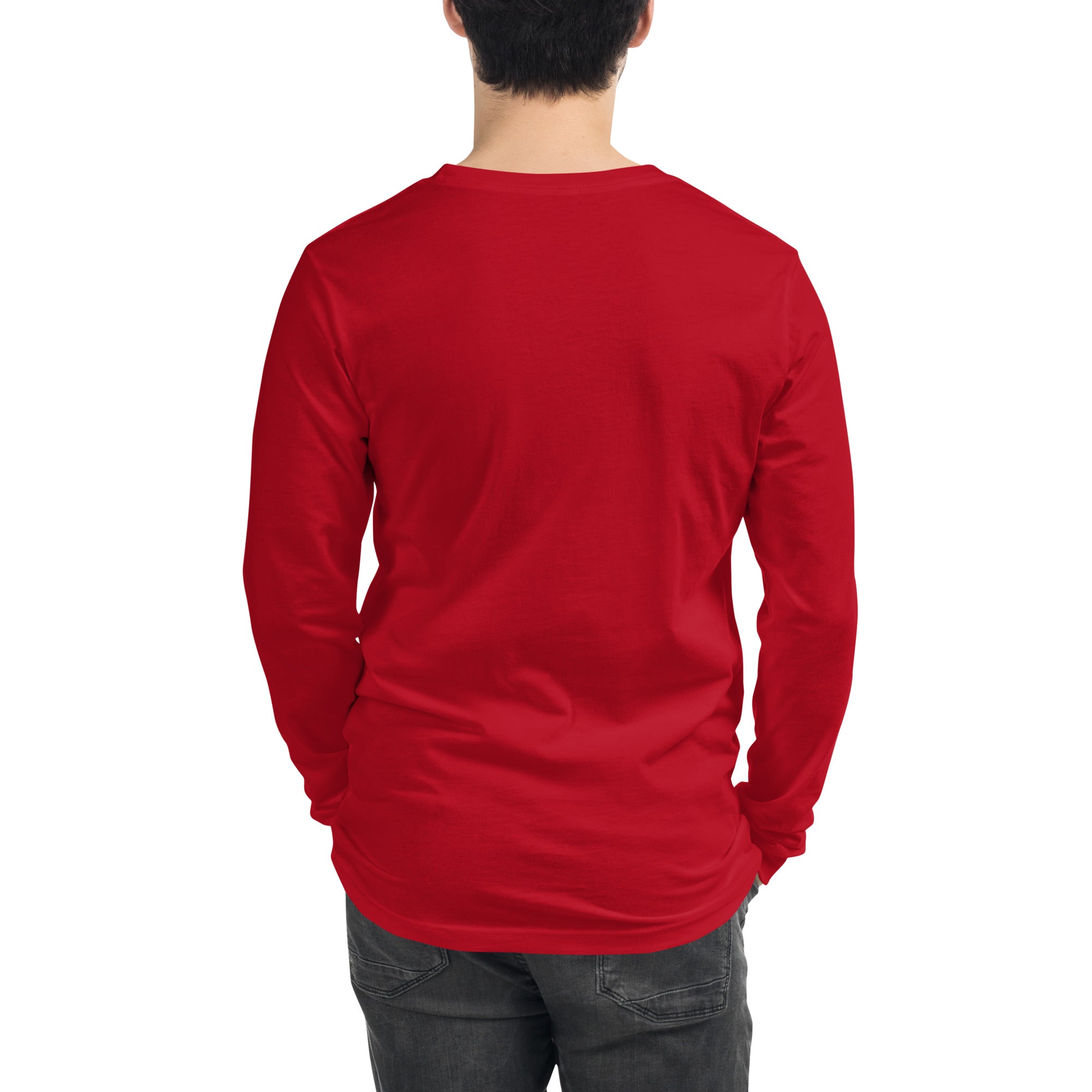 Design of Vancouver Island Wave Design - Unisex Long Sleeve Tee , the colour is