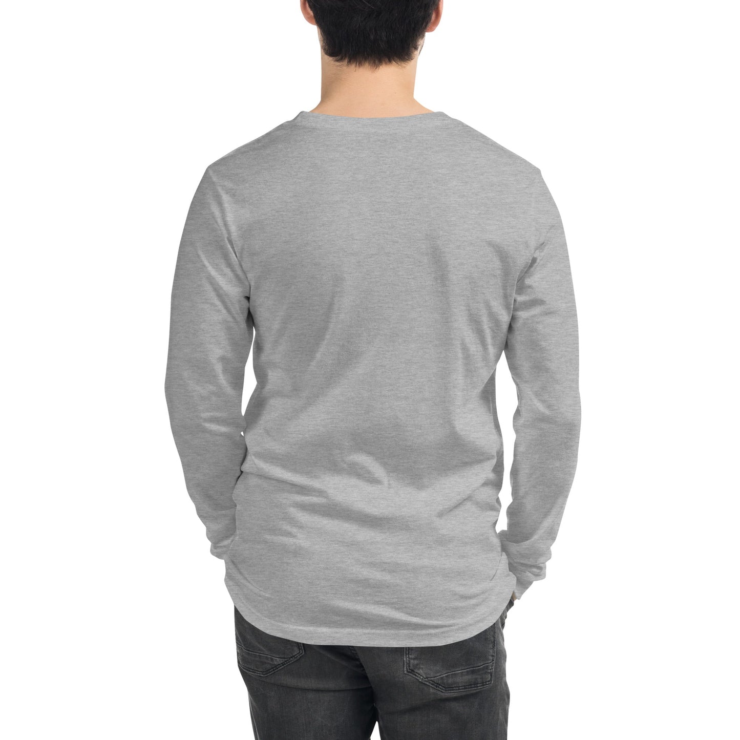 Design of Vancouver Island Wave Design - Unisex Long Sleeve Tee , the colour is