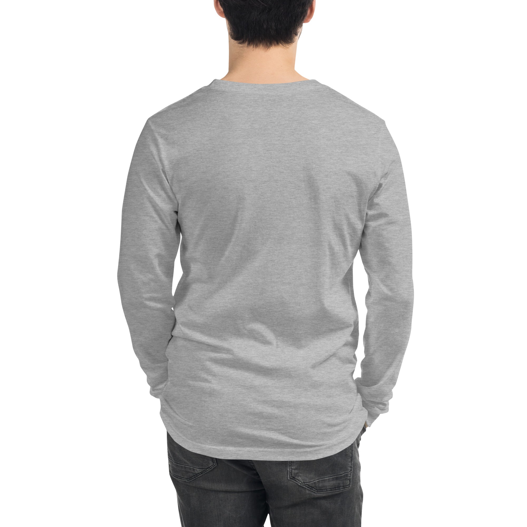 Design of Vancouver Island Wave Design - Unisex Long Sleeve Tee , the colour is