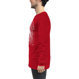 Design of Vancouver Island Wave Design - Unisex Long Sleeve Tee , the colour is