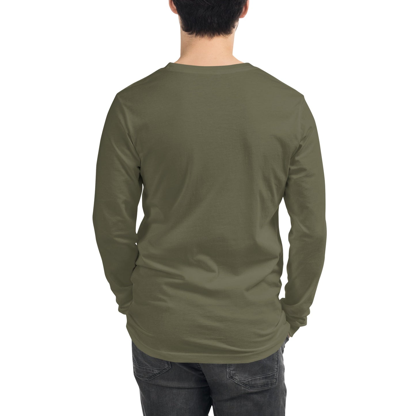 Design of Vancouver Island Wave Design - Unisex Long Sleeve Tee , the colour is