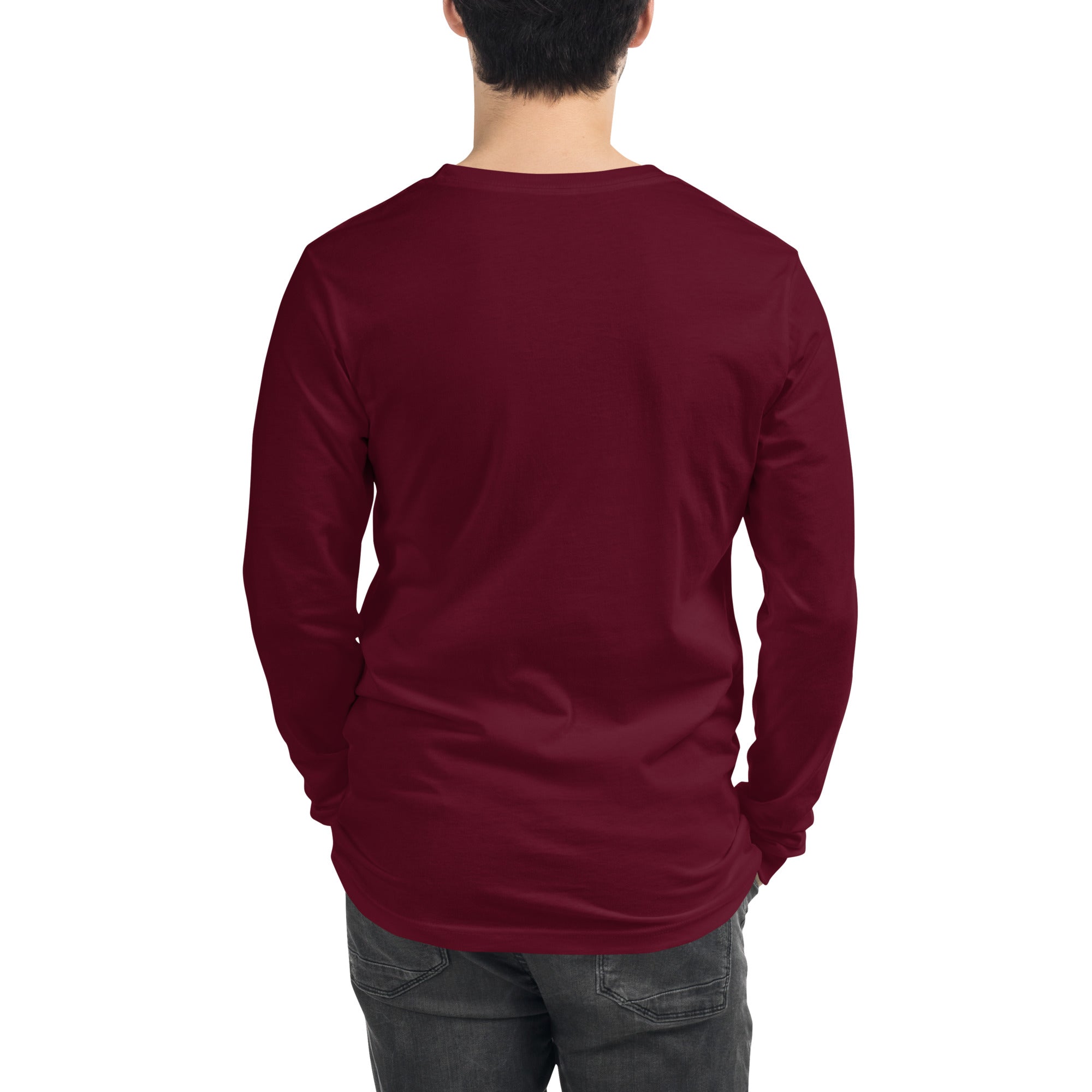 Design of Vancouver Island Wave Design - Unisex Long Sleeve Tee , the colour is