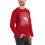 Design of Vancouver Island Wave Design - Unisex Long Sleeve Tee , the colour is
