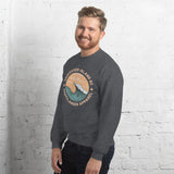Design of Vancouver Island Wave Design - Unisex Sweatshirt , the colour is
