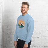 Design of Vancouver Island Wave Design - Unisex Sweatshirt , the colour is