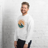Design of Vancouver Island Wave Design - Unisex Sweatshirt , the colour is