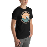 Design of Vancouver Island Wave Design - Unisex t-shirt , the colour is