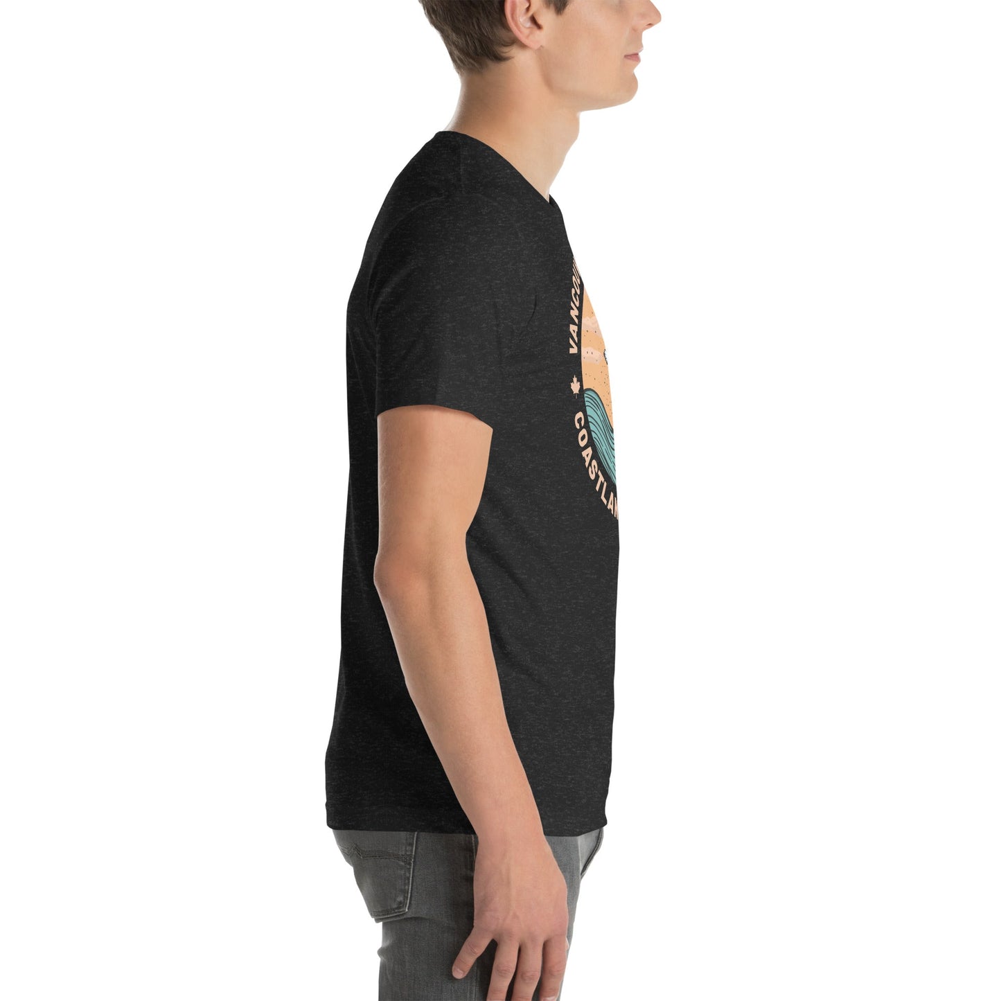 Design of Vancouver Island Wave Design - Unisex t-shirt , the colour is