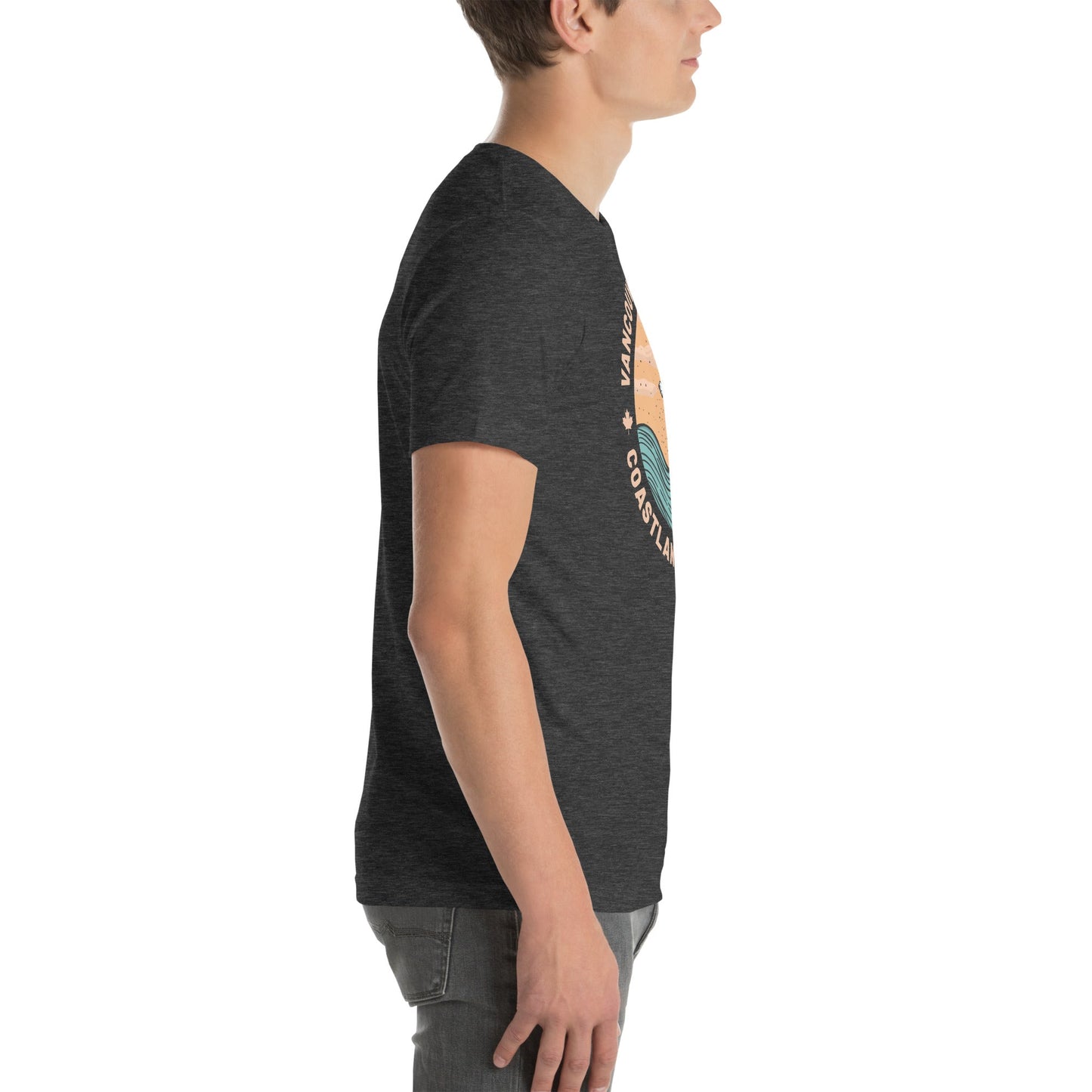 Design of Vancouver Island Wave Design - Unisex t-shirt , the colour is