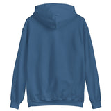 Design of Vancouver Island Wave Design - White Line Art - Unisex Hoodie , the colour is