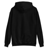 Design of Vancouver Island Wave Design - White Line Art - Unisex Hoodie , the colour is