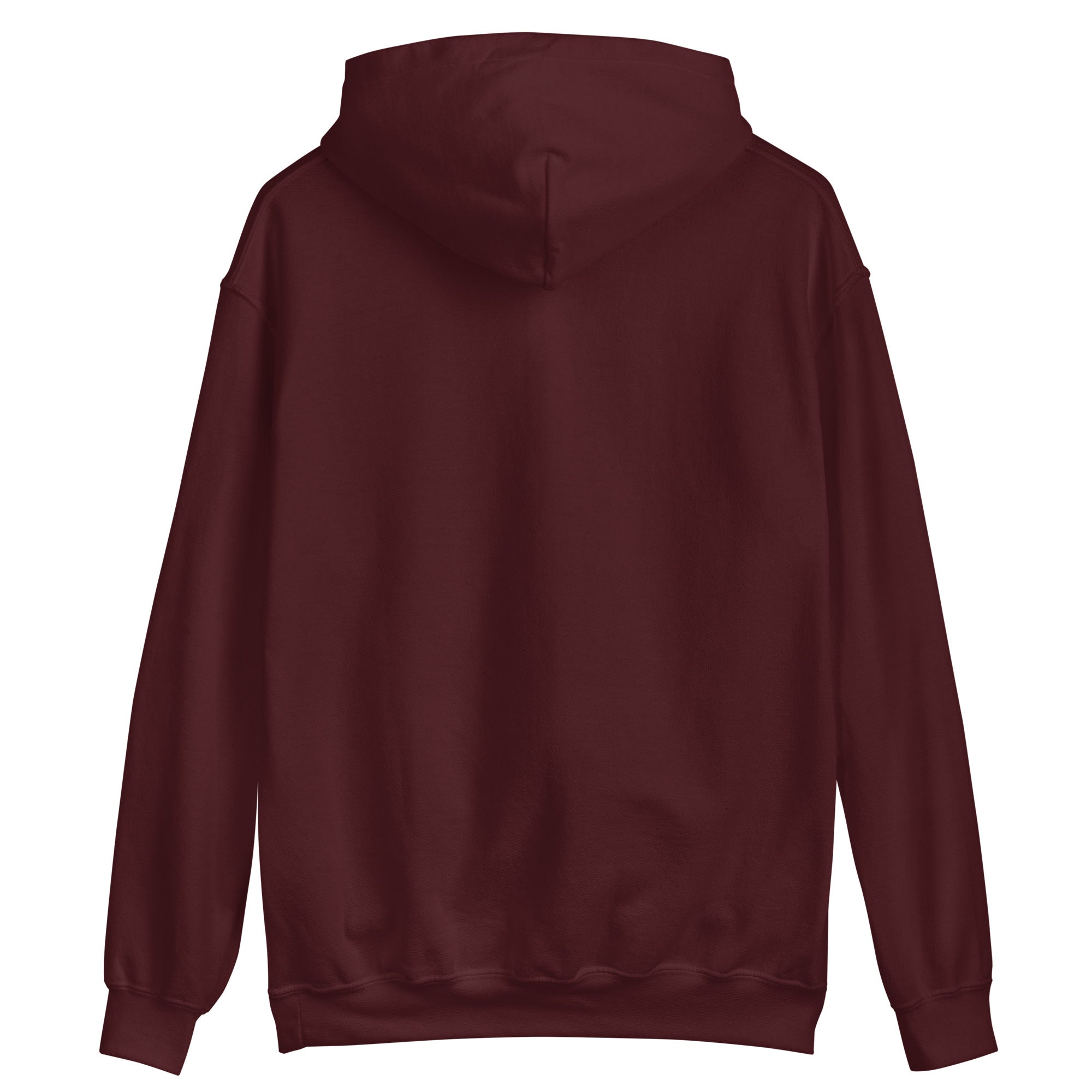 Design of Vancouver Island Wave Design - White Line Art - Unisex Hoodie , the colour is