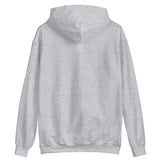 Design of Vancouver Island Wave Design - White Line Art - Unisex Hoodie , the colour is