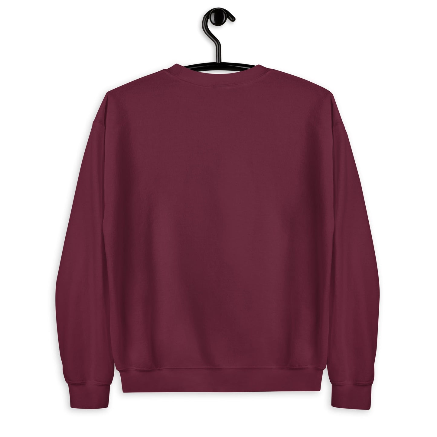 Design of Vancouver Island Wave Design - White Line Art - Unisex Sweatshirt , the colour is