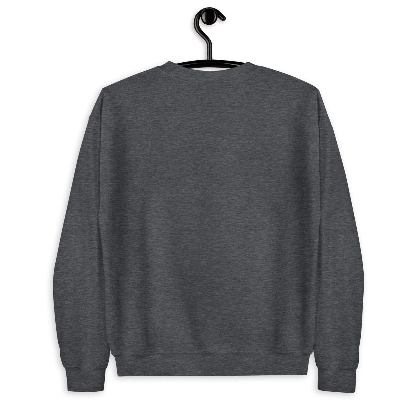Design of Vancouver Island Wave Design - White Line Art - Unisex Sweatshirt , the colour is