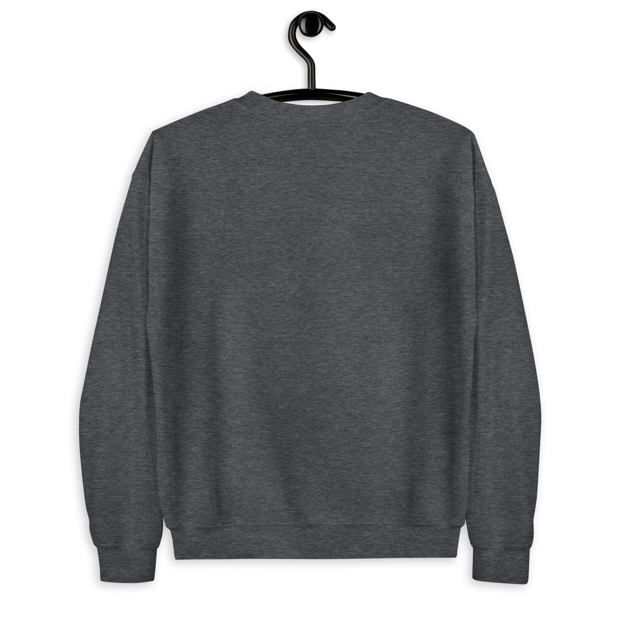 Design of Vancouver Island Wave Design - White Line Art - Unisex Sweatshirt , the colour is