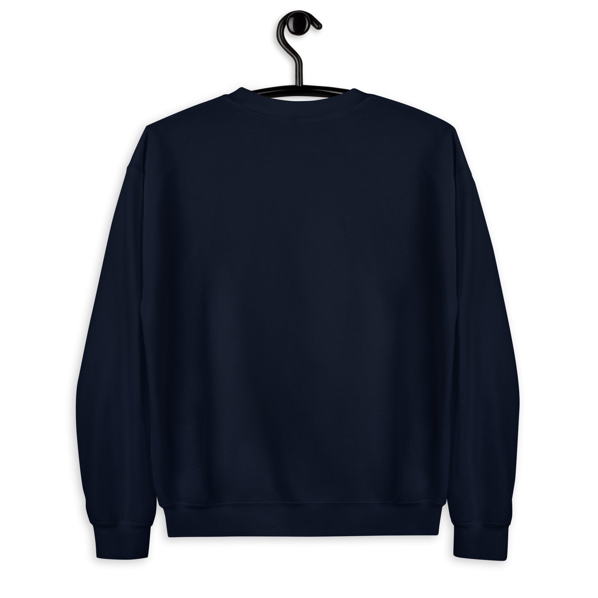 Design of Vancouver Island Wave Design - White Line Art - Unisex Sweatshirt , the colour is