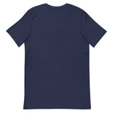 Design of Vancouver Island Wave Design - White Line Art - Unisex t-shirt , the colour is
