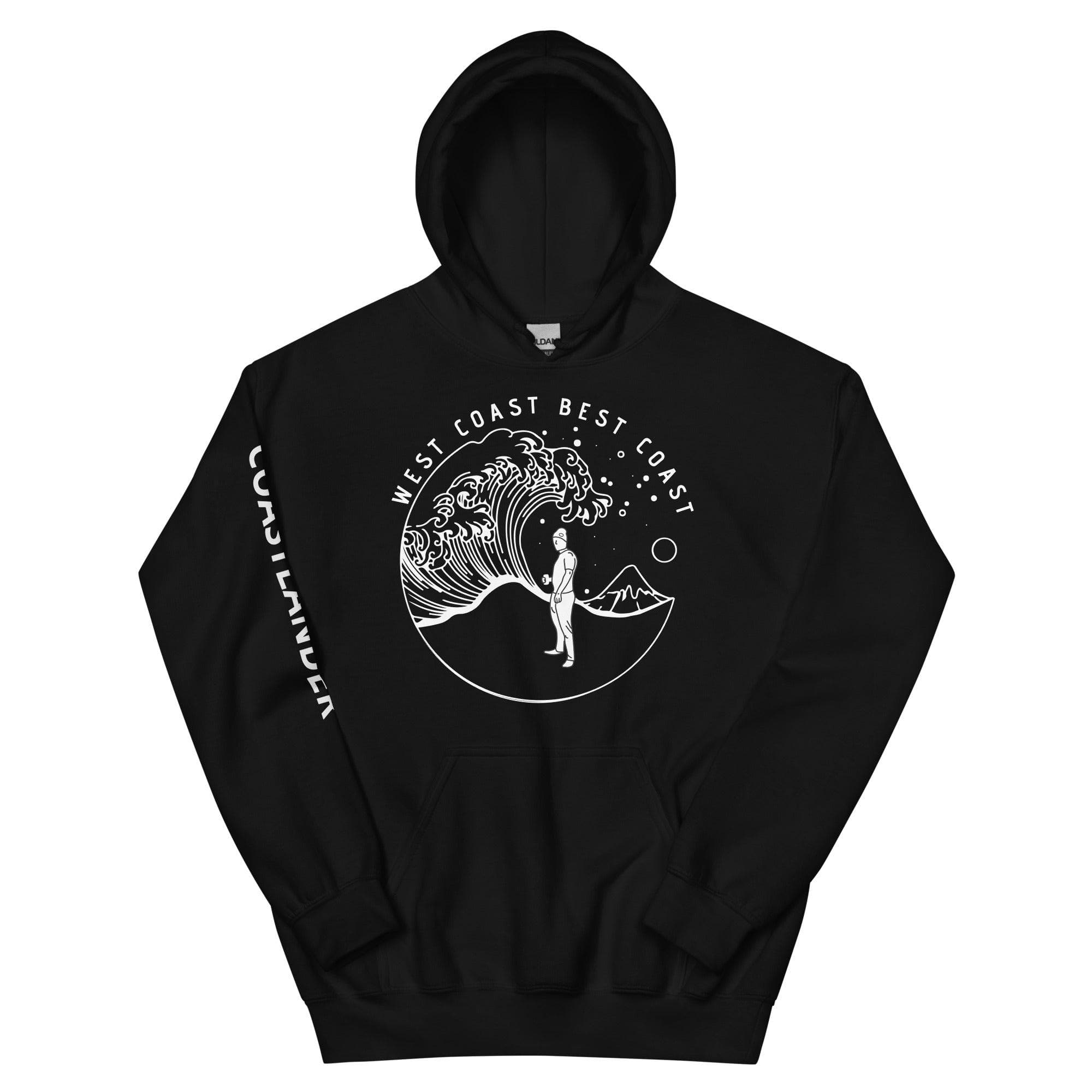 Design of West Coast Best Coase - Gildan Unisex Hoodie , the colour is 2XL