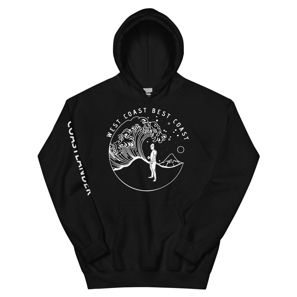 Design of West Coast Best Coase - Gildan Unisex Hoodie , the colour is 2XL