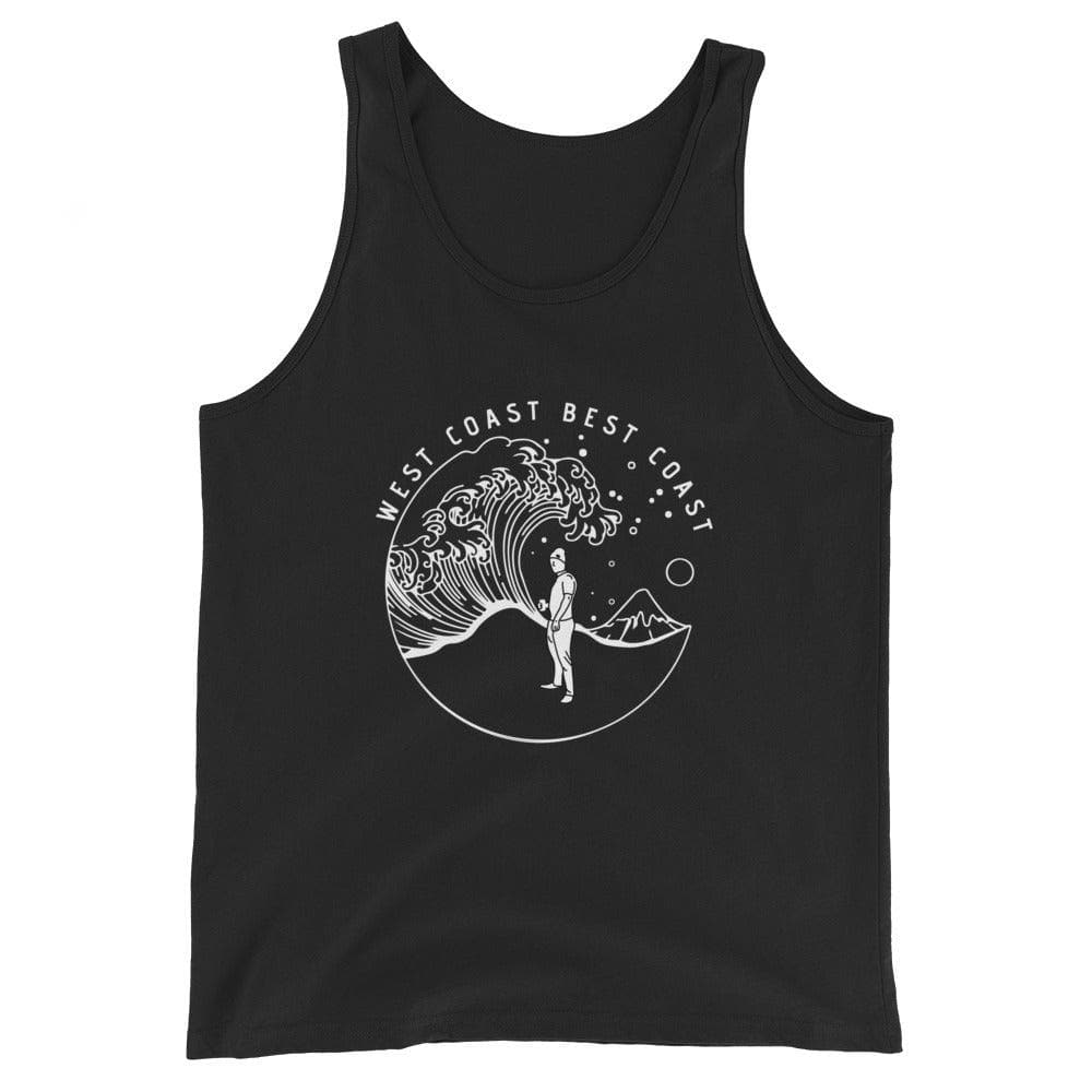 Design of West Coast Best Coast - Unisex Tank Top , the colour is