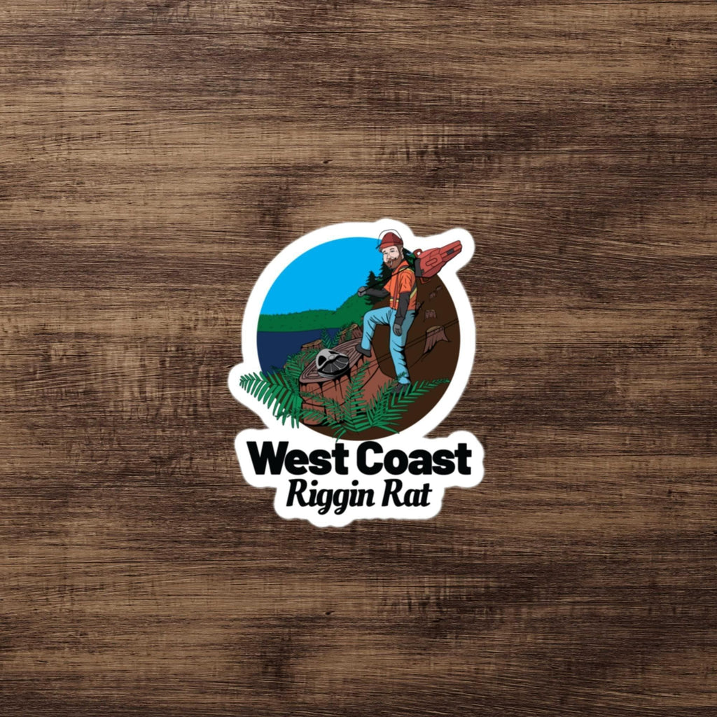 Design of West Coast Riggin Rat - Sticker , the colour is