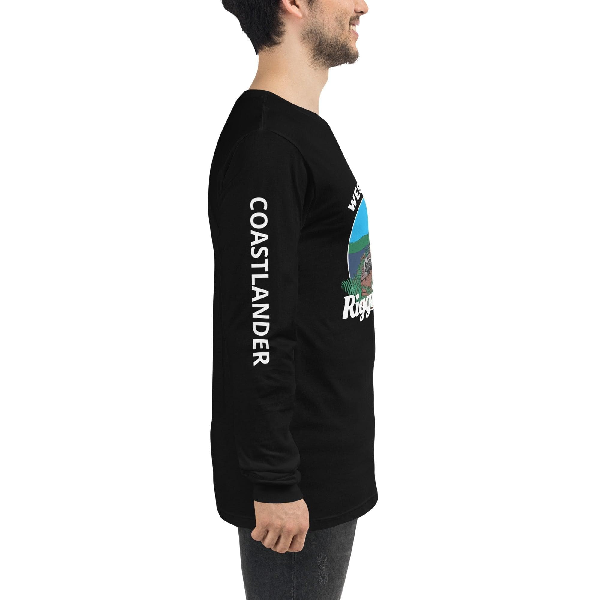 Design of West Coast Riggin Rat - Unisex Long Sleeve Tee , the colour is