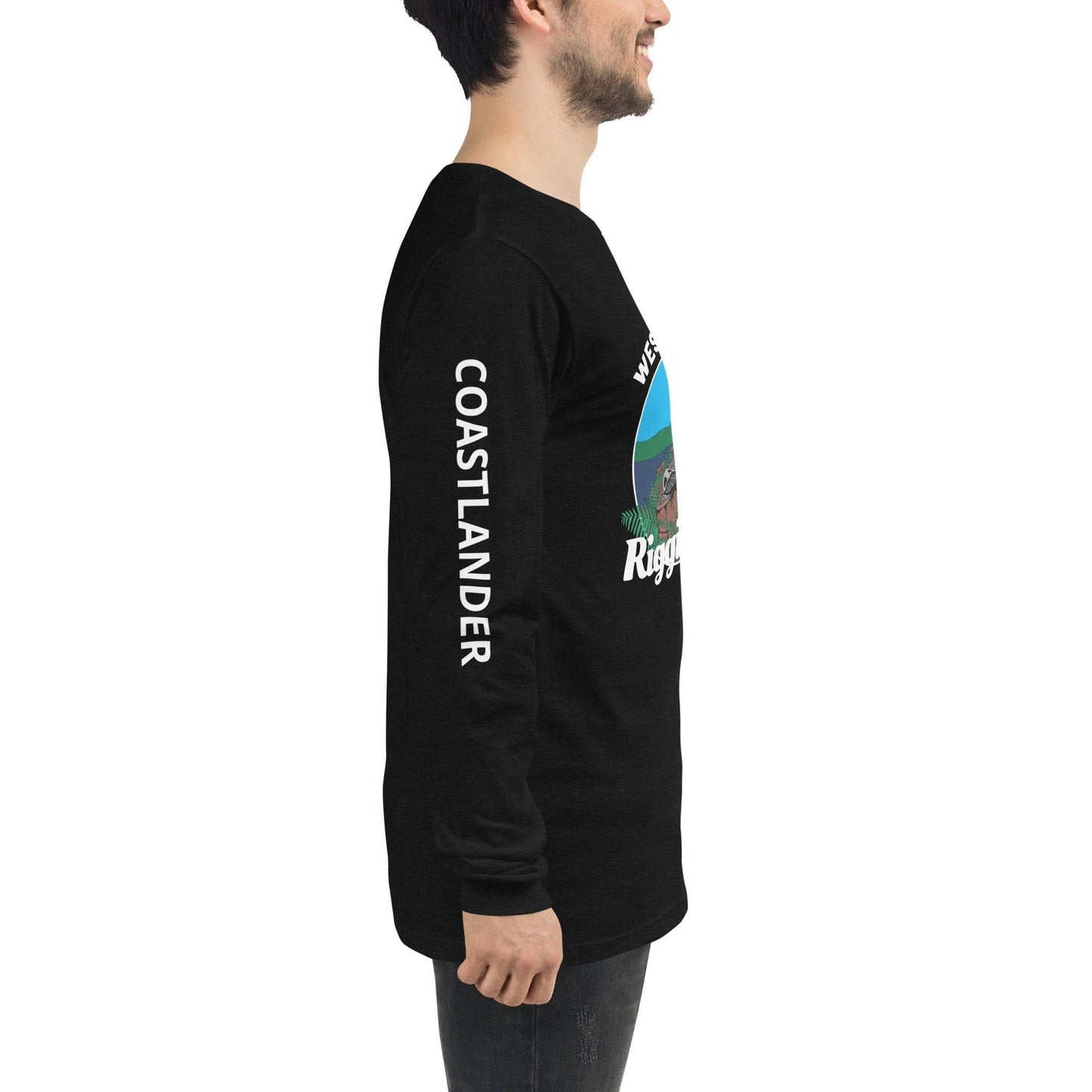 Design of West Coast Riggin Rat - Unisex Long Sleeve Tee , the colour is