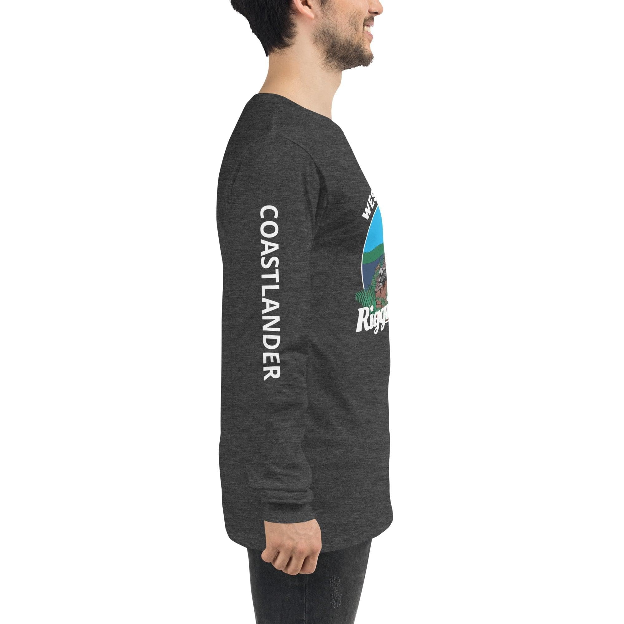 Design of West Coast Riggin Rat - Unisex Long Sleeve Tee , the colour is