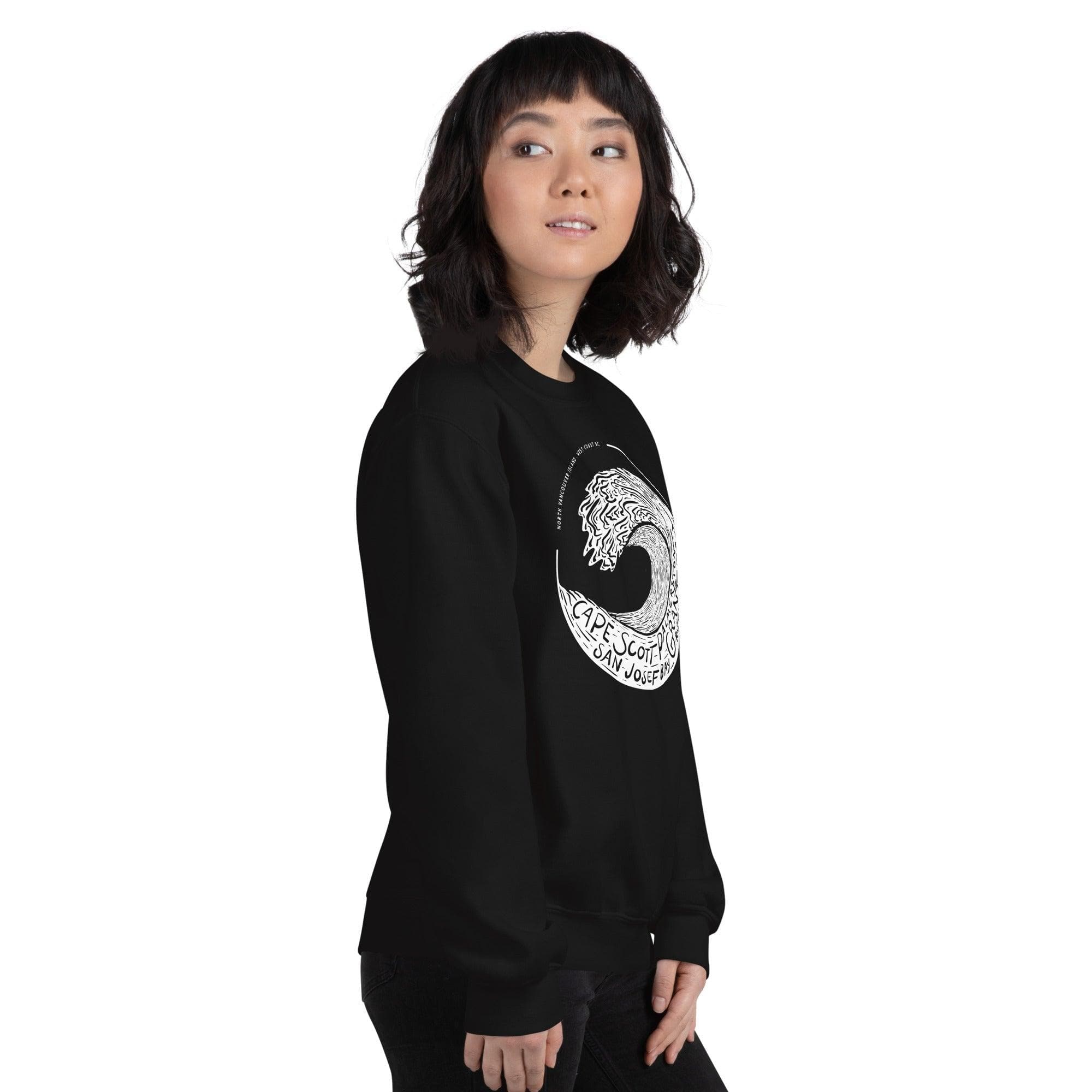 Design of West Coast Wave - Unisex Sweatshirt , the colour is