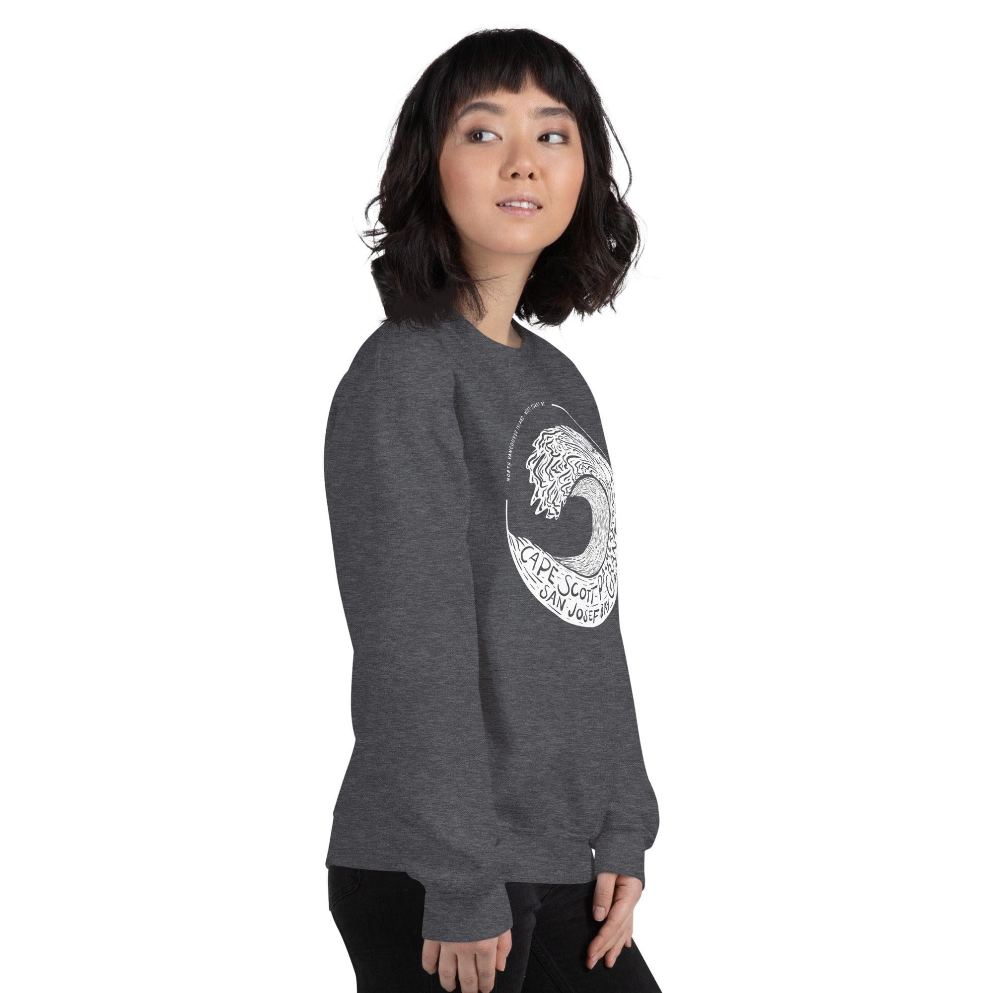 Design of West Coast Wave - Unisex Sweatshirt , the colour is