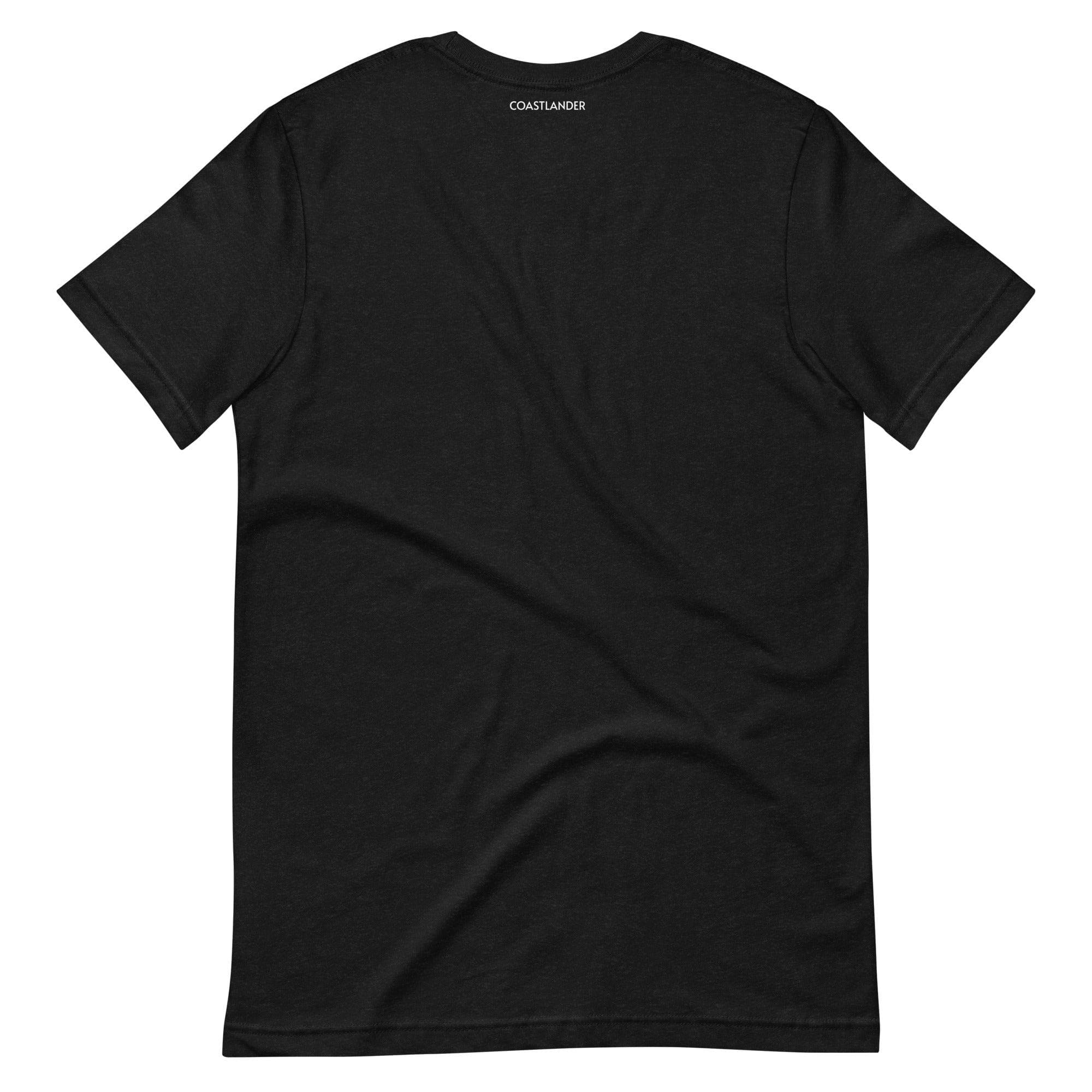 Design of West Coast Wave - Unisex t-shirt , the colour is