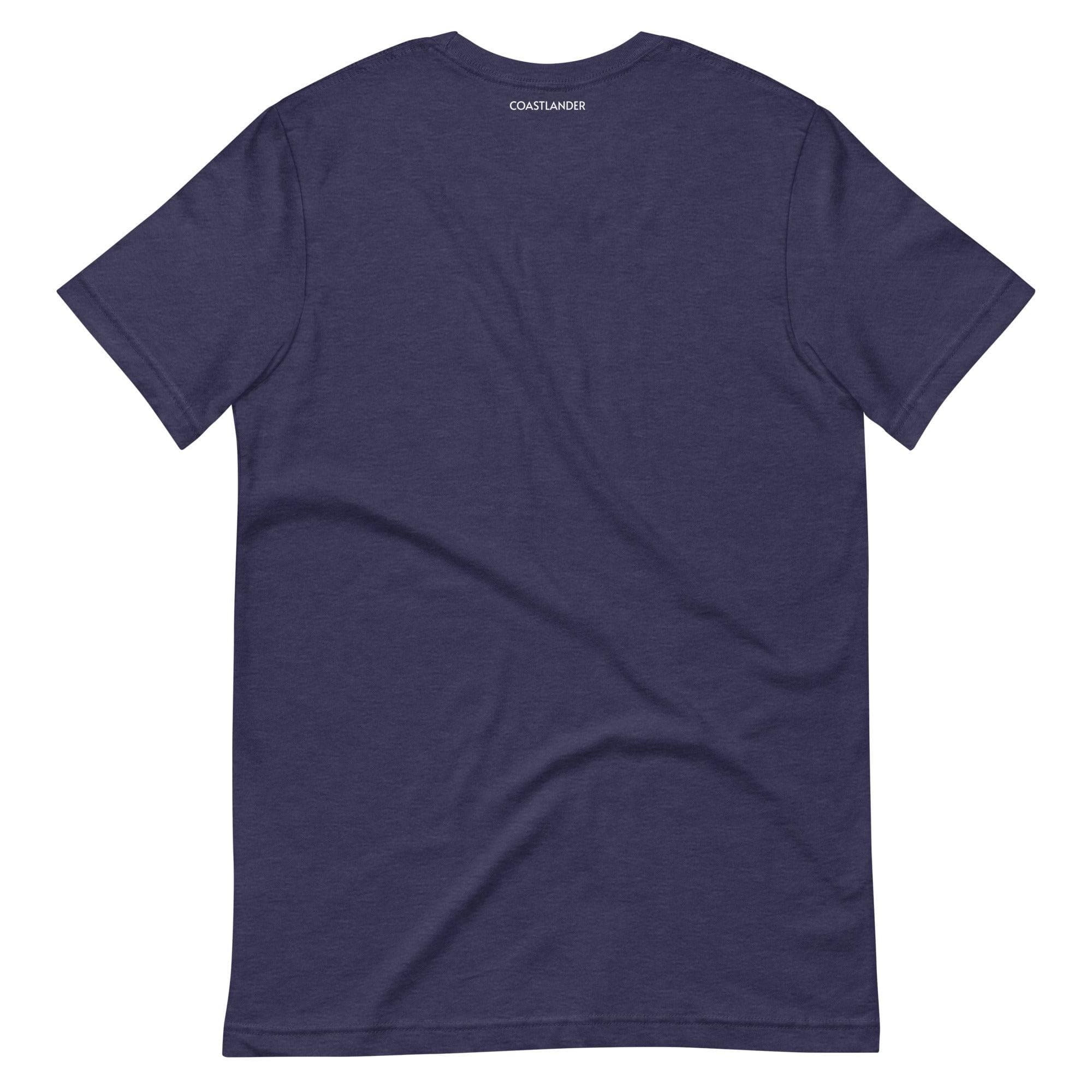 Design of West Coast Wave - Unisex t-shirt , the colour is