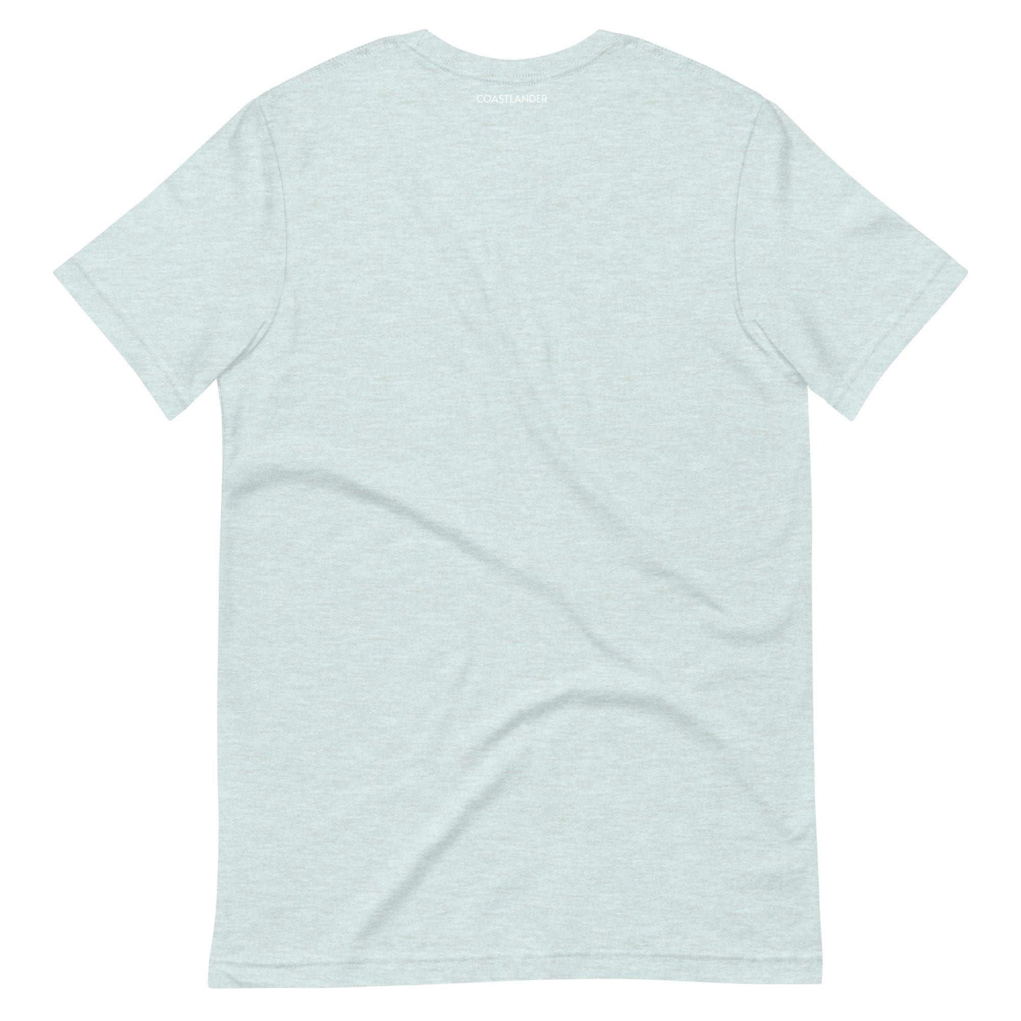 Design of West Coast Wave - Unisex t-shirt , the colour is
