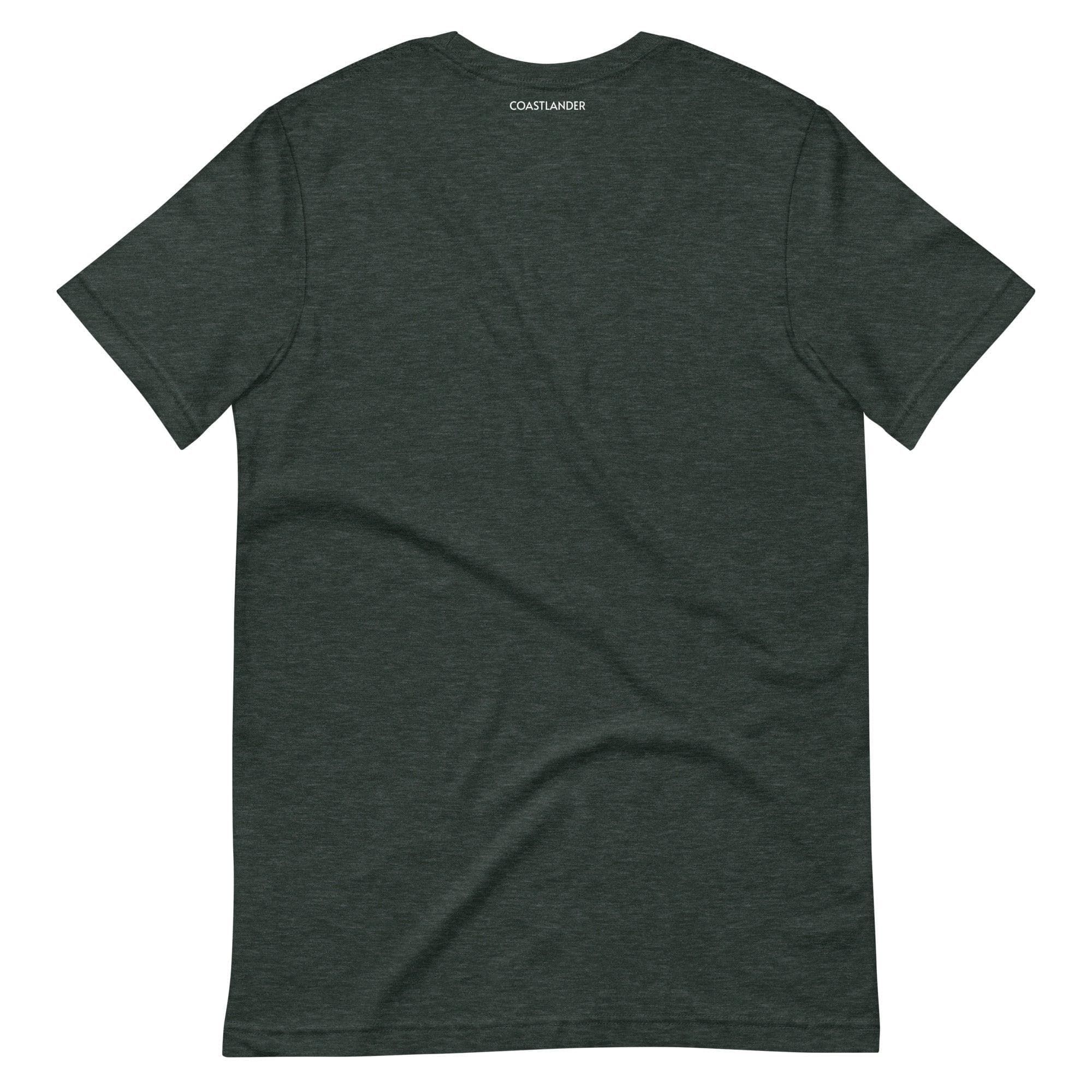 Design of West Coast Wave - Unisex t-shirt , the colour is