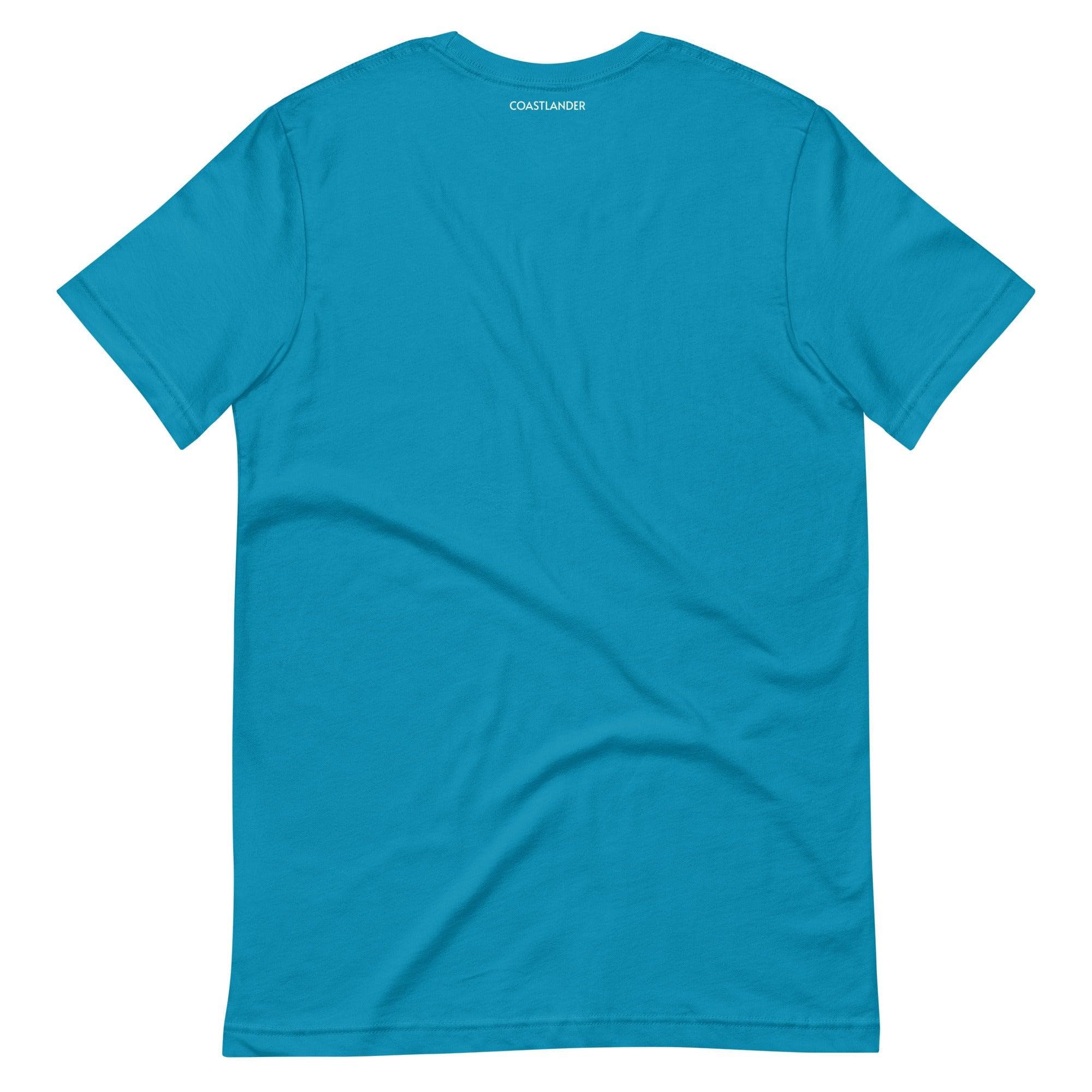 Design of West Coast Wave - Unisex t-shirt , the colour is