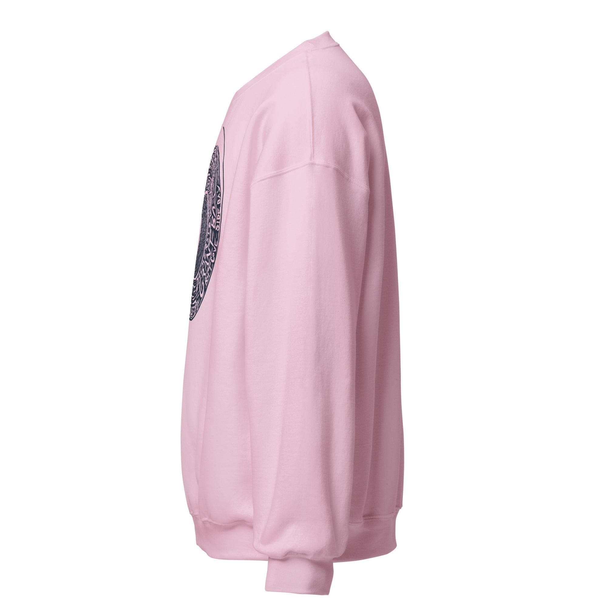 Design of West Coast Wave - Vancouver Island North - Unisex Sweatshirt , the colour is
