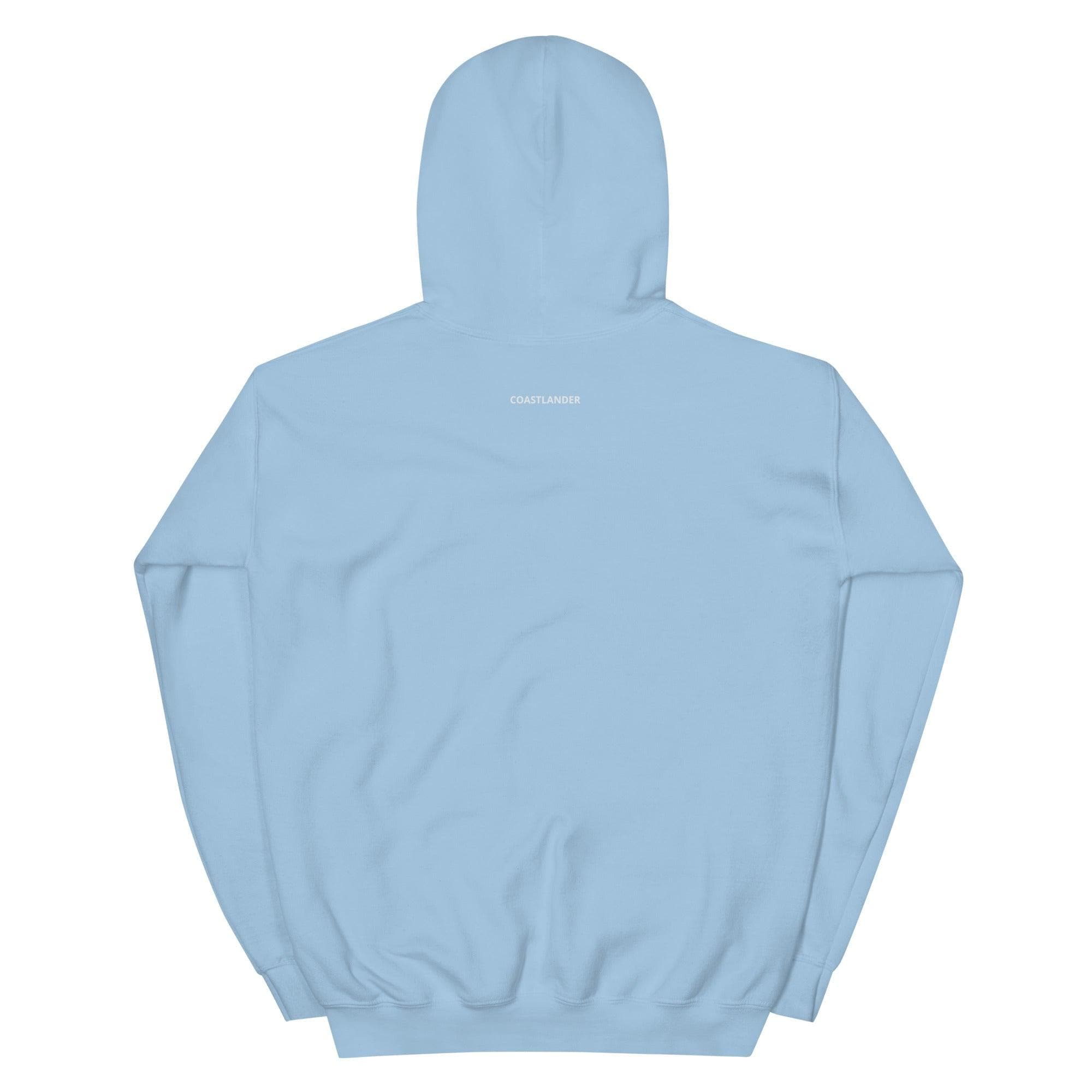 Design of West Coaster - Gildan Unisex Hoodie , the colour is