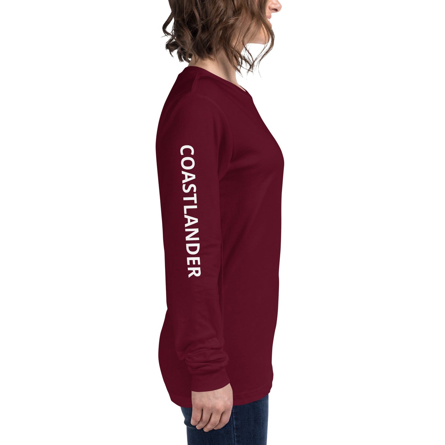Design of West Coastin Fish - Unisex Long Sleeve Tee , the colour is