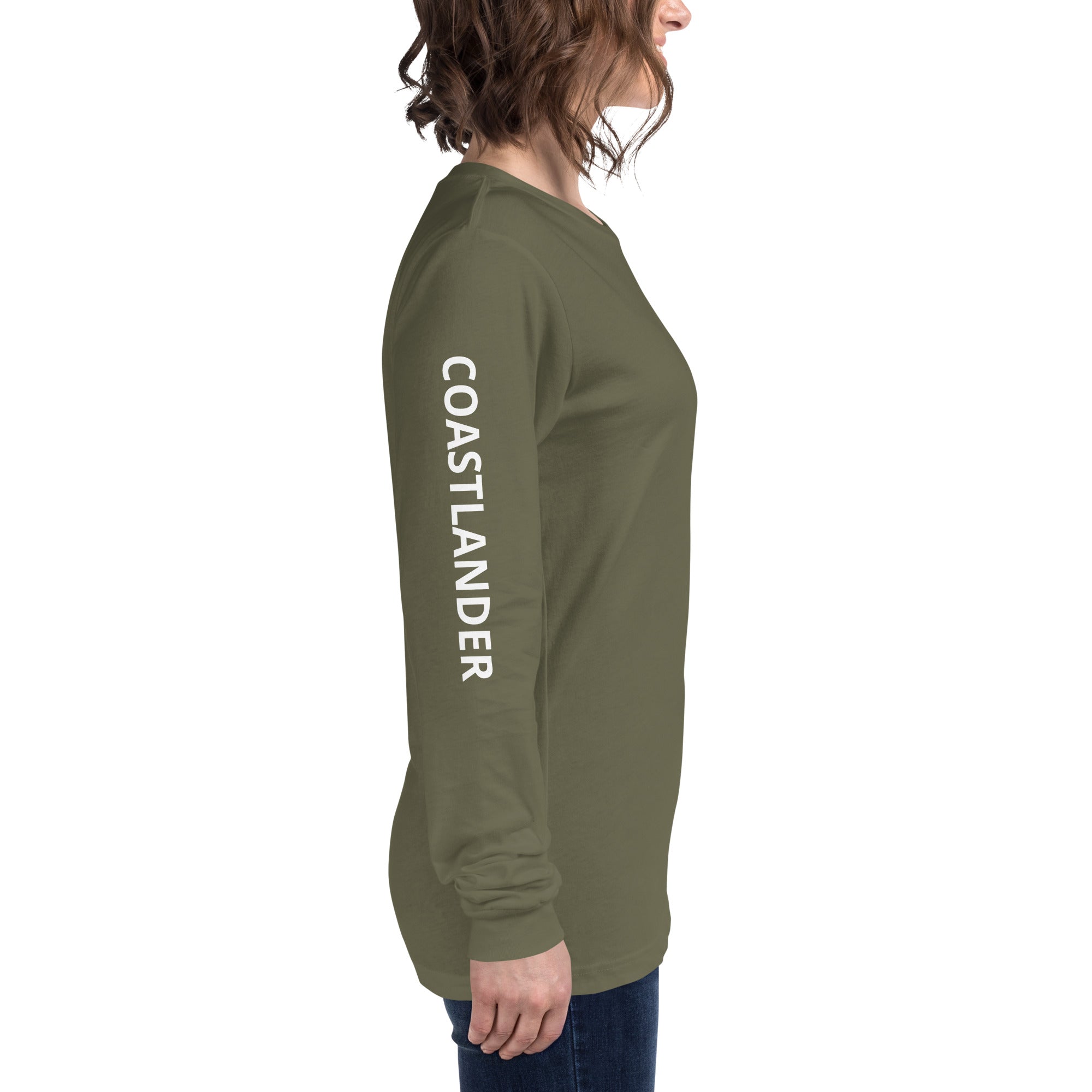 Design of West Coastin Fish - Unisex Long Sleeve Tee , the colour is