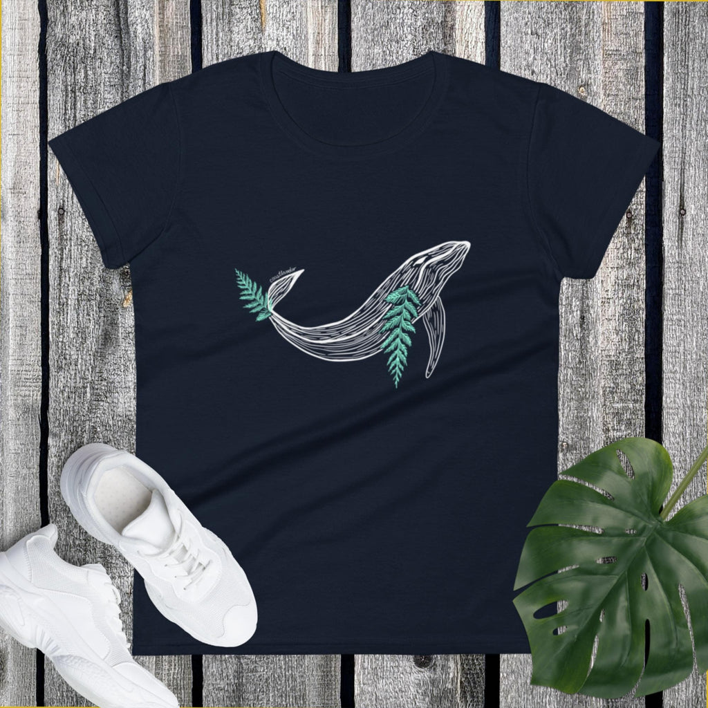 Whale & Ceder Branch - Women's short sleeve t-shirt - Coastlander